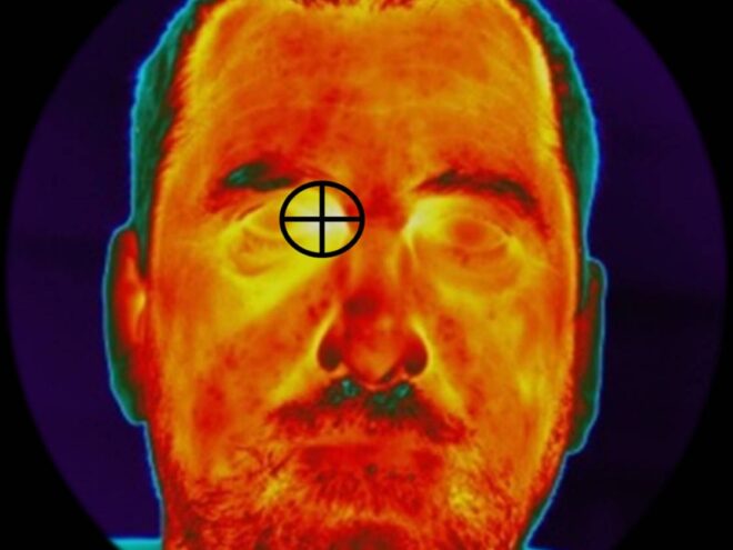 IR face with spot for T measurement