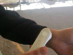 Fever screening with a wrist measurement